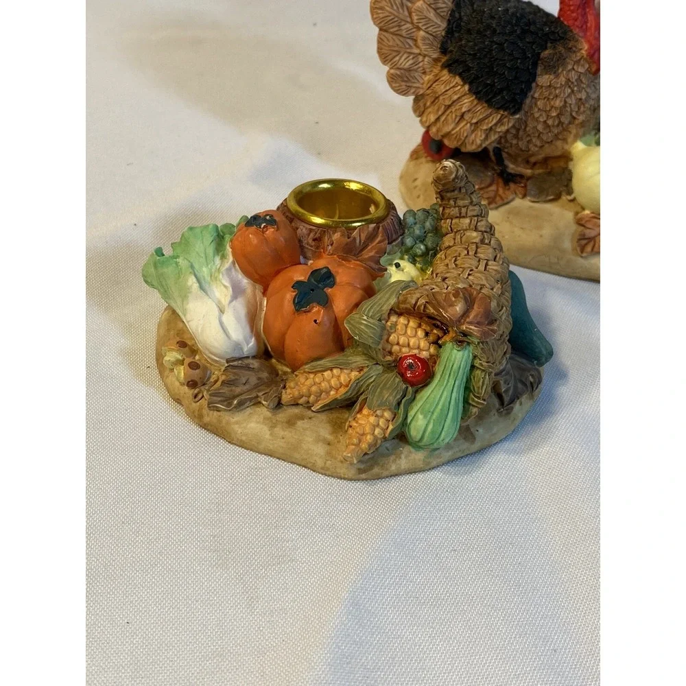 3 piece harvest candle holder table decor HCC